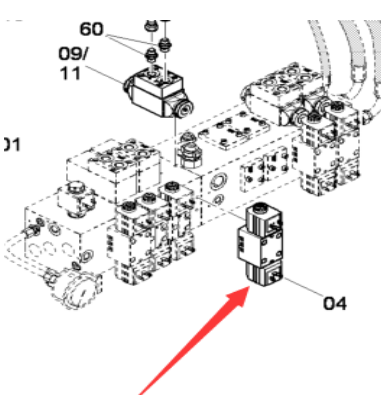 DYNAPAC solenoid valve coil part number 4812036468