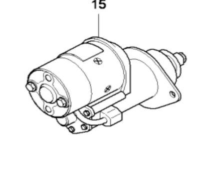DYNAPAC paver starter supplier part number 4812038711