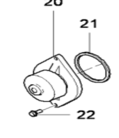 DYNAPAC engine water pump part number D966720009