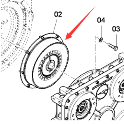 DYNAPAC SD2530CS imported accessories engine flywheel connecting plate part number A1603760777