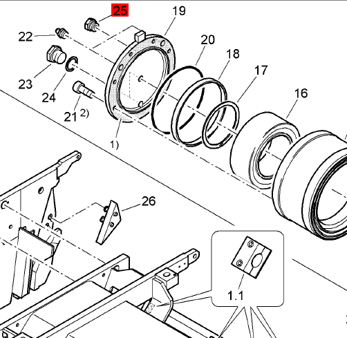 BOMAG plug part number 322100238