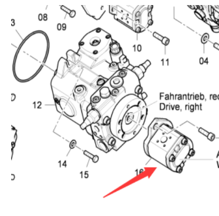 BOMAG Контрольный пучок деталей 83770185