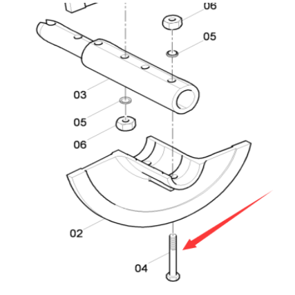 DYNAPAC paver accessories specialty store blade bolt part number 4749900210