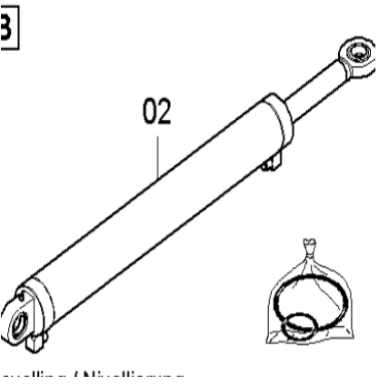 DYNAPAC Spiral Lift Cylinder Part Number 4812027542