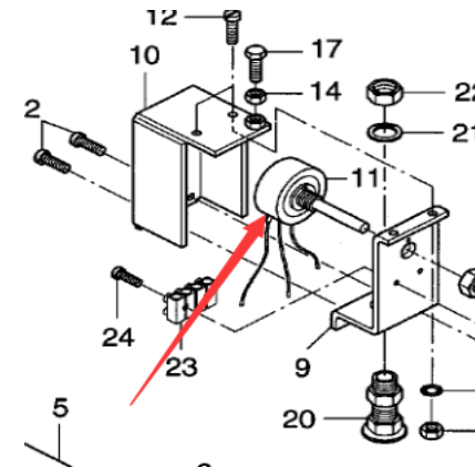 DYNAPAC Scraper Level Sensor Part Number 722062326