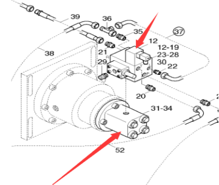 DYNAPAC Scraper Motor Part Number 49260004