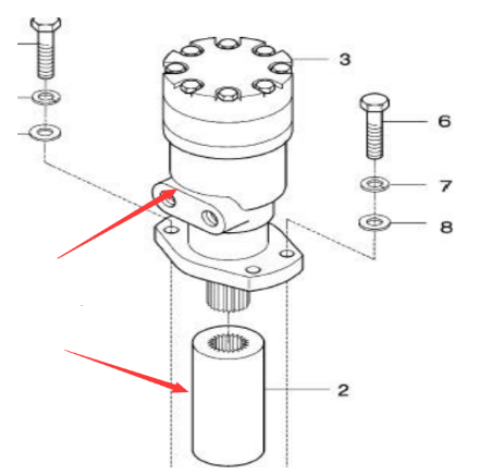 DYNAPAC Scraper Motor Part Number 966066000