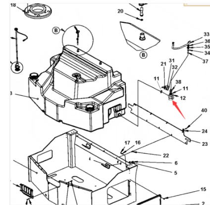 Dynapac sprinkler valve part number 792782