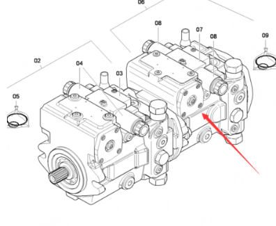 Dynapac vibration pump part number 4812034308