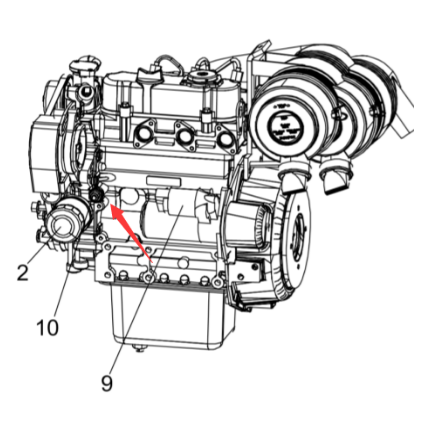 Dynapac oil pump part number 4812313372