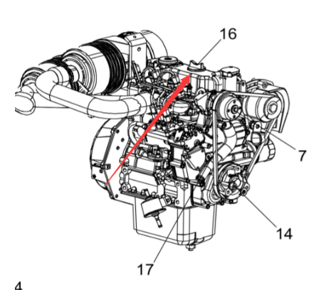 Dynapac hour meter part number 4812313384