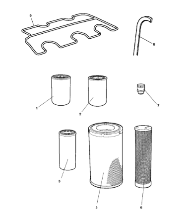 Dynapac 1000 hour maintenance package part number 4700940210