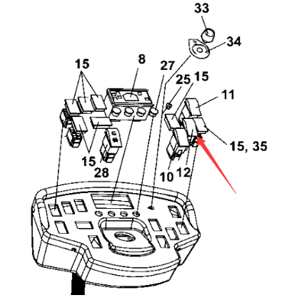 Dynapac vibration switch part number 4700791580