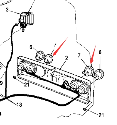 Dynapac brake light part number 4700791955