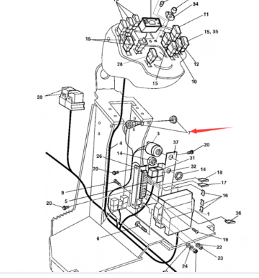 Dynapac emergency stop switch part number 4700791647