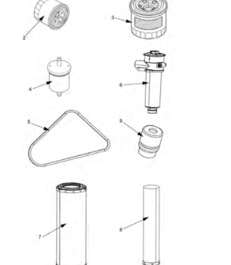 Dynapac 1000 hour maintenance package part number 4812156267
