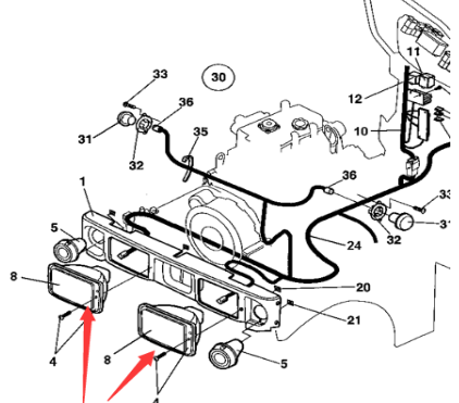 Dynapac working headlight part number 4700900790