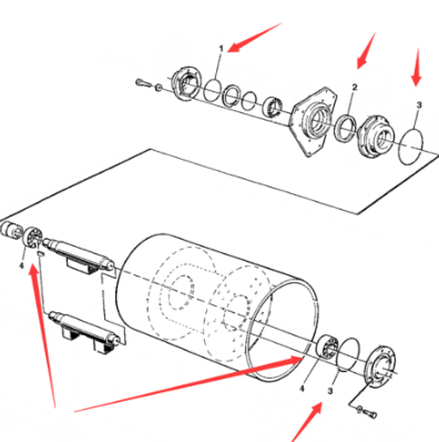 Dynapac Steel Wheel Repair Kit Part Number 4700938908