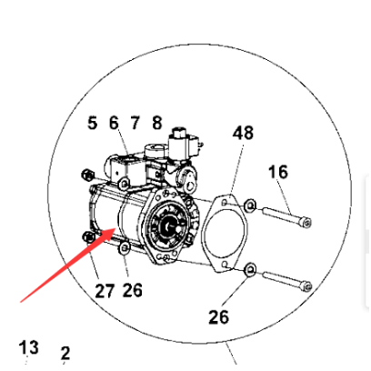 Dynapac vibration pump part number 4812112054
