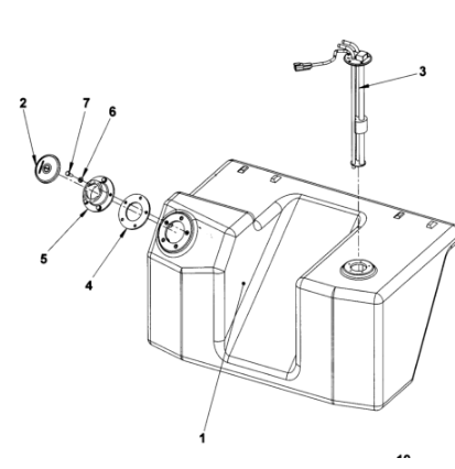 Dynapac diesel tank part number 4812118133