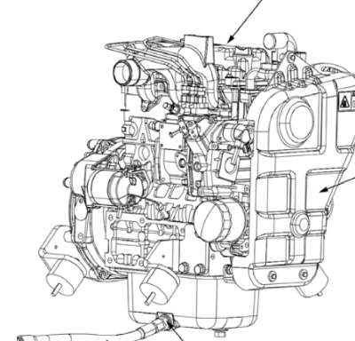 Dynapac diesel engine assembly part number 4812125634