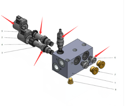 Dynapac vibration solenoid valve part number 4812106286