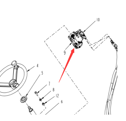 Dynapac steering gear part number 4812105478