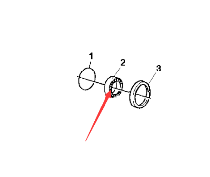 Dynapac steel wheel vibration bearing part number 4700397357