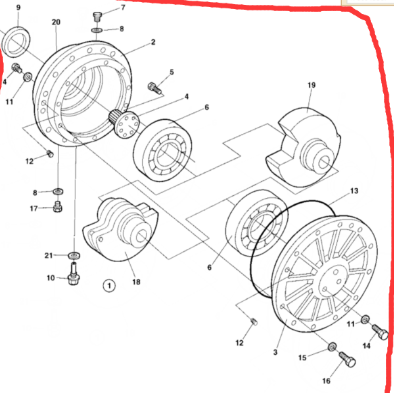 Dynapac vibration body assembly part number 4700945587