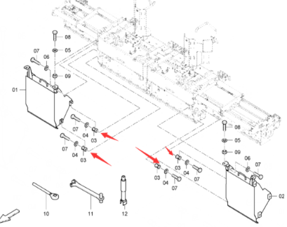Dynapac Ironing Plate Sleeve Part Number 4730010815