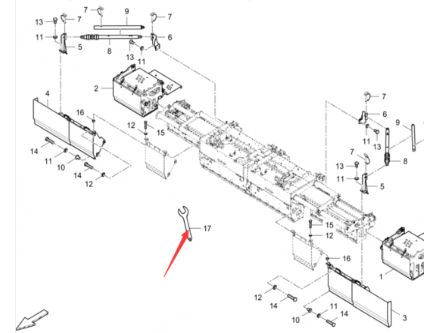 Dynapac wrench part number 4812026792