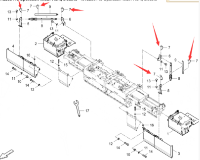 Dynapac ironing board pin part number 4812028407