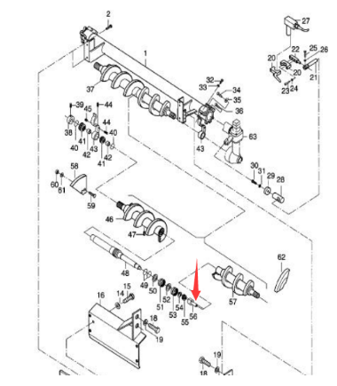 Dynapac agitator bushing part number 880180750
