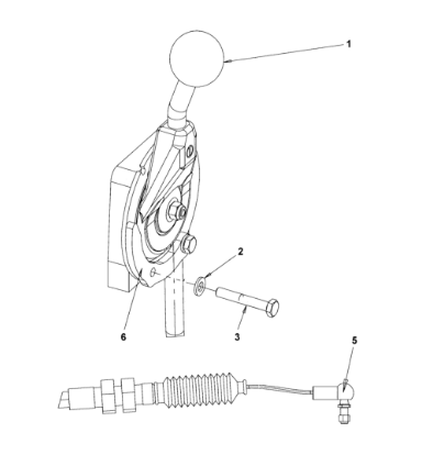 Dynapac throttle cable part number 4812113165