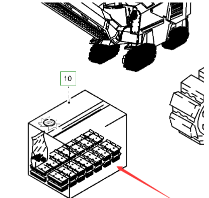 Dynapac track shoe repair kit part number 4700679596