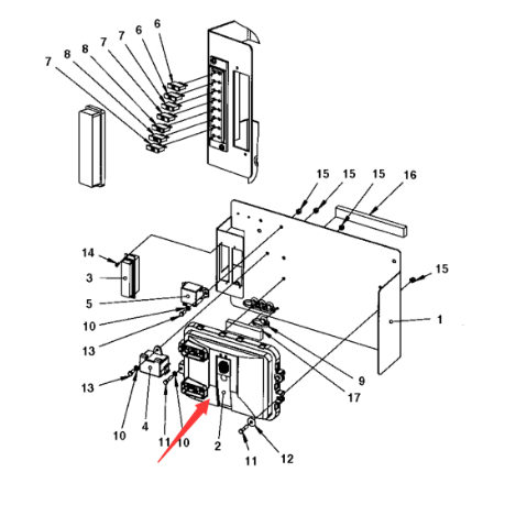 Dynapac computer board part number 4700390860