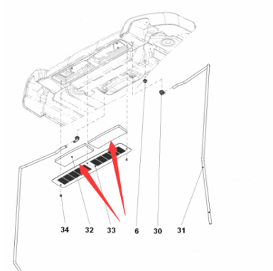 Dynapac air conditioning filter element part number 4812116197
