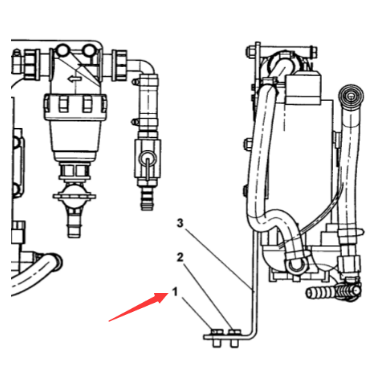 Dynapac fastening bolt part number 4700500019