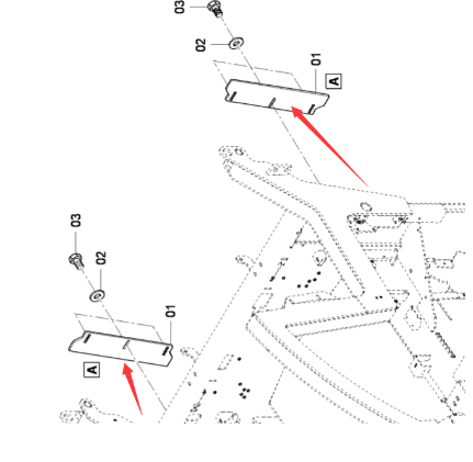 Dynapac spiral front baffle part number 4812028334