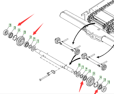 Dynapac roller bearing part number 4812240235