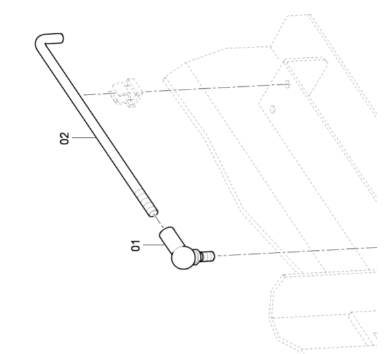 Dynapac engine bracket part number 4812041407