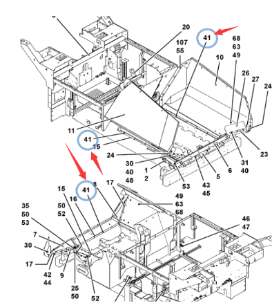 Dynapac flat gasket part number 4749900013