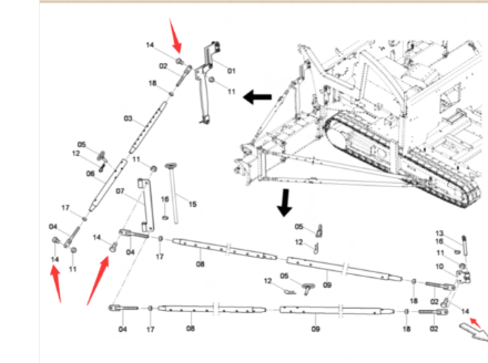 Dynapac fastening bolt part number 0147163603