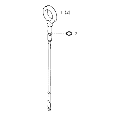 Dynapac oil dipstick part number D9005606