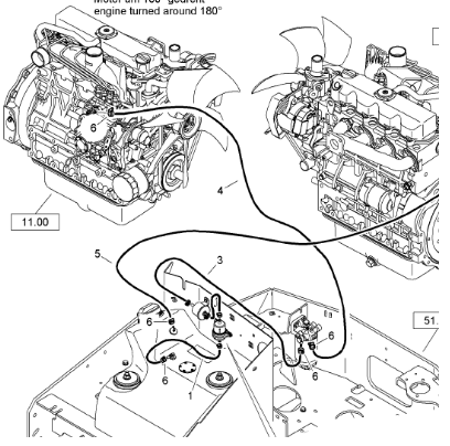 Dynapac diesel engine assembly part number CA60001