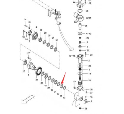 Dynapac shaft seal ring part number D93630040