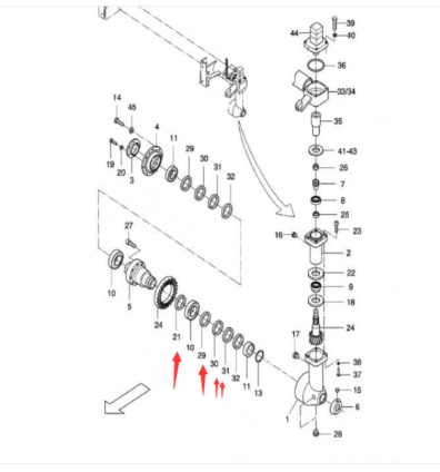 Dynapac bearing adjusting gasket part number D9321171