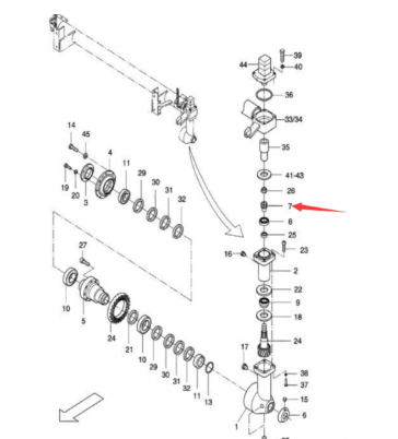 Dynapac Drive Gear Sleeve Part Number D756061136