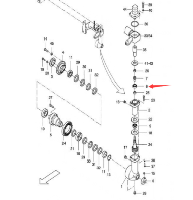 Dynapac angular bearing part number D935229706