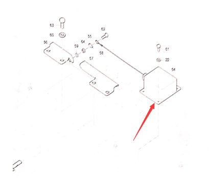 Dynapac Arch Adjustment Cable Sensor Part Number D900625209